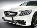 Mercedes C-Class W205 İçin Uyumlu 2014-2018 C63 Dizayn Gri Panjur