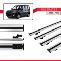 Peugeot Partner Post-Facelift 2003-2008 Arası ile Uyumlu BASIC Model Ara Atkı Tavan Barı Gri 4 Adet