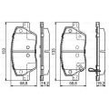 BOSCH 0986495392 | Fren Balata Ön 15-Egea