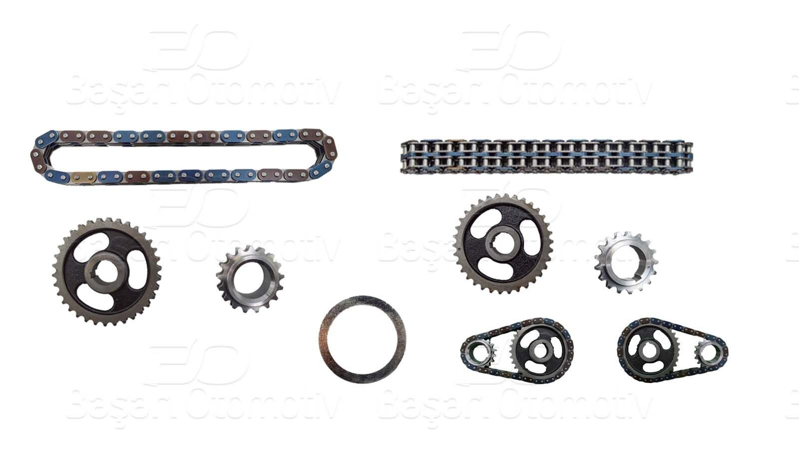 Skoda Felicia 98 ve Sonrası Eksantrik Zincir Seti 3 Parça