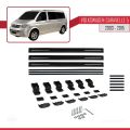 Volkswagen T5 Caravelle 2003-2015 Arası ile Uyumlu BASIC Model Ara Atkı Tavan Barı Siyah 3 Adet