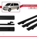 Volkswagen T5 Caravelle 2003-2015 Arası ile Uyumlu BASIC Model Ara Atkı Tavan Barı Siyah 3 Adet