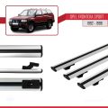 Opel Frontera Sport 1992-1998 Arası ile Uyumlu BASIC Model Ara Atkı Tavan Barı Gri 3 Adet