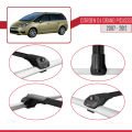 Citroen Grand C4 Picasso 2007-2012 Arası ile Uyumlu ACE-1 Ara Atkı Tavan Barı Siyah 2 Adet