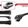 Renault Clio 3 Estate 2005-2012 Arası ile Uyumlu ACE-1 Ara Atkı Tavan Barı Siyah 3 Adet