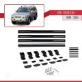 Opel Frontera 2 1999-2004 Arası ile Uyumlu BASIC Model Ara Atkı Tavan Barı Siyah 3 Adet