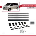 Volkswagen T5 Caravelle 2003-2015 Arası ile Uyumlu BASIC Model Ara Atkı Tavan Barı Gri 3 Adet