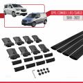 Opel Combo E Life 2019-2022 Arası ile Uyumlu FLY Model Ara Atkı Tavan Barı Siyah 4 Adet