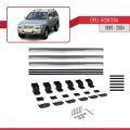 Opel Frontera 2 1999-2004 Arası ile Uyumlu BASIC Model Ara Atkı Tavan Barı Gri 3 Adet
