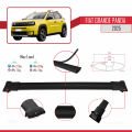 Fiat Grande Panda 2025-2025 Arası ile Uyumlu FLY Model Ara Atkı Tavan Barı Siyah 3 Adet