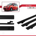 Fiat Panda 2 (169) 2003-2012 Arası ile Uyumlu BASIC Model Ara Atkı Tavan Barı Siyah 3 Adet