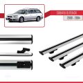 Subaru Outback 2 2000-2004 Arası ile Uyumlu BASIC Model Ara Atkı Tavan Barı Gri 3 Adet