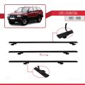 Opel Frontera 1992-1998 Arası ile Uyumlu BASIC Model Ara Atkı Tavan Barı Siyah 3 Adet