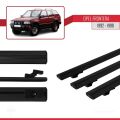 Opel Frontera 1992-1998 Arası ile Uyumlu BASIC Model Ara Atkı Tavan Barı Siyah 3 Adet