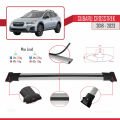 Subaru Crosstrek 2018-2023 Arası ile Uyumlu FLY Model Ara Atkı Tavan Barı Gri 3 Adet
