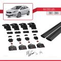 Kia Ceed 2 (JD) SW 2013-2018 Arası ile Uyumlu ACE-2 Ara Atkı Tavan Barı Siyah 2 Adet