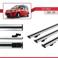 Fiat Panda 2 (169) 2003-2012 Arası ile Uyumlu BASIC Model Ara Atkı Tavan Barı Gri 3 Adet
