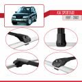 Kia Sportage 1997-2002 Arası ile Uyumlu ACE-1 Ara Atkı Tavan Barı Siyah 3 Adet