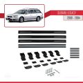 Subaru Legacy 3 (BE) 2000-2004 Arası ile Uyumlu BASIC Model Ara Atkı Tavan Barı Siyah 3 Adet