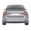 Skoda Superb Uyumlu Yedek Parça 2015-2019 Piano Black Spoiler