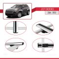 Jeep Cherokee 5 (KL) 2014-2023 Arası ile Uyumlu BASIC Model Ara Atkı Tavan Barı Gri 3 Adet