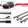 Jeep Cherokee 5 (KL) 2014-2023 Arası ile Uyumlu BASIC Model Ara Atkı Tavan Barı Gri 3 Adet