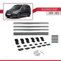 Volkswagen Caddy 4 (SB) 2020 ve Sonrası ile Uyumlu BASIC Model Ara Atkı Tavan Barı Gri 3 Adet