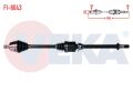 Fiat Fiorino (225) 2007-2013 Komple Aks Sağ Ön 1.3 MJT 953mm VKA-FI-8043