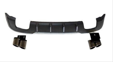 Audi A3 S3 2017+  Uyumlu Yedek Parça HB Difüzör Egzoz Seti