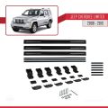 Jeep Cherokee 4 (KK) 2008-2013 Arası ile Uyumlu BASIC Model Ara Atkı Tavan Barı Siyah 3 Adet
