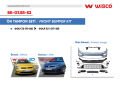 Volkswagen Golf 7.5 R 2017-2020 Uyumlu Ön Tampon Seti