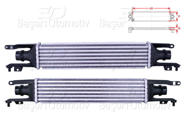 Opel Corsa D Corsa D Van 1.3 CDTI 2006 ve Sonrası Turbo Radyatörü (Intercooler)