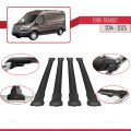 Ford Transit 2014 ve Sonrası ile Uyumlu FLY Model Ara Atkı Tavan Barı Siyah 4 Adet