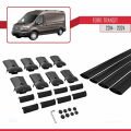 Ford Transit 2014 ve Sonrası ile Uyumlu FLY Model Ara Atkı Tavan Barı Siyah 4 Adet