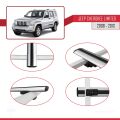 Jeep Cherokee 4 (KK) 2008-2013 Arası ile Uyumlu BASIC Model Ara Atkı Tavan Barı Gri 3 Adet