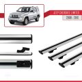 Jeep Cherokee 4 (KK) 2008-2013 Arası ile Uyumlu BASIC Model Ara Atkı Tavan Barı Gri 3 Adet