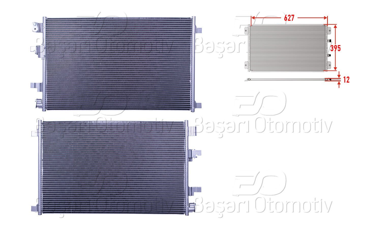 Nissan Qashqai 2010 ve Sonrası Uyumlu Klima Radyatörü