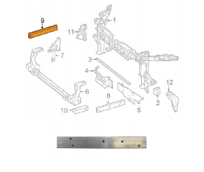 Mercedes W246w176 Ön Panel Braketi Alüminyum Sağ 2013 Sonrası Uyumlu