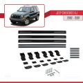 Jeep Cherokee 3 (KJ) 2002-2007 Arası ile Uyumlu BASIC Model Ara Atkı Tavan Barı Siyah 3 Adet