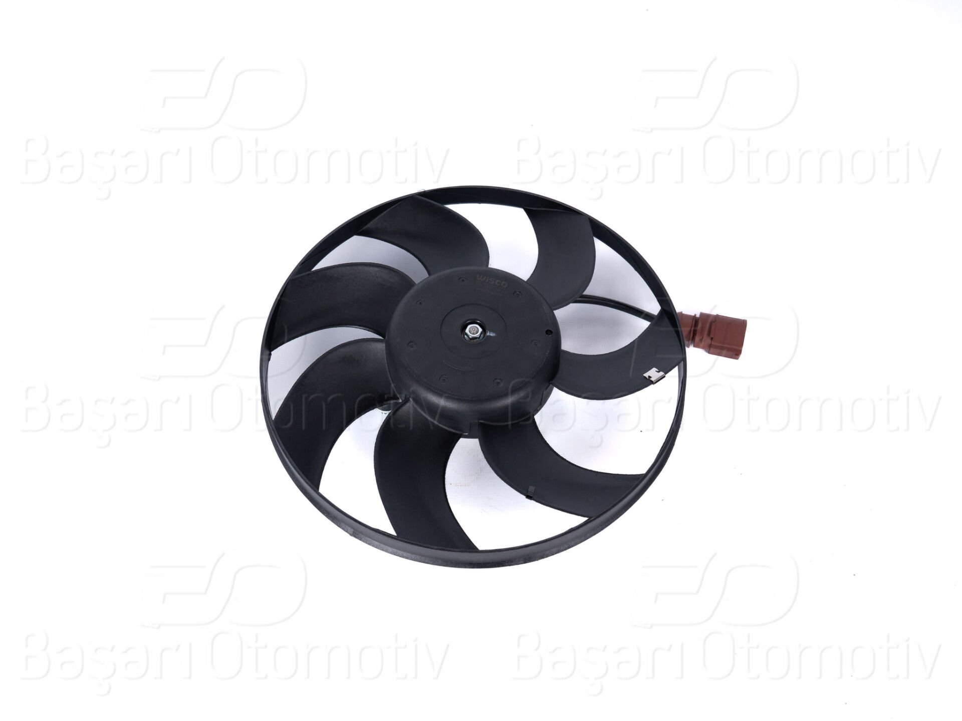 Volkswagen Golf 5 Caddy Jetta Seat Leon 2005 Sonrası Davlumbazsız Fan Motoru (295 MM - 2 Fiş - 7 Kanat)