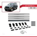 Jeep Cherokee 3 (KJ) 2002-2007 Arası ile Uyumlu BASIC Model Ara Atkı Tavan Barı Gri 3 Adet