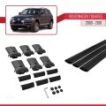 Volkswagen Touareg (7L) 2002-2010 Arası ile Uyumlu FLY Model Ara Atkı Tavan Barı Siyah 3 Adet