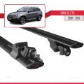 BMW X5 (E70) 2007-2013 Arası ile Uyumlu HOOK Model Ara Atkı Tavan Barı Siyah 2 Adet