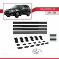 Subaru Forester 4 (SJ) 2014-2018 Arası ile Uyumlu BASIC Model Ara Atkı Tavan Barı Siyah 3 Adet