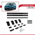 Volkswagen Sharan 2 (7N) 2010-2022 Arası ile Uyumlu BASIC Model Ara Atkı Tavan Barı Siyah 2 Adet