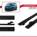 Volkswagen Sharan 2 (7N) 2010-2022 Arası ile Uyumlu BASIC Model Ara Atkı Tavan Barı Siyah 2 Adet