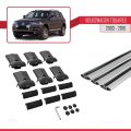 Volkswagen Touareg (7L) 2002-2010 Arası ile Uyumlu FLY Model Ara Atkı Tavan Barı Gri 3 Adet