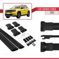 Fiat Grande Panda 2025-2025 Arası ile Uyumlu FLY Model Ara Atkı Tavan Barı Siyah 2 Adet