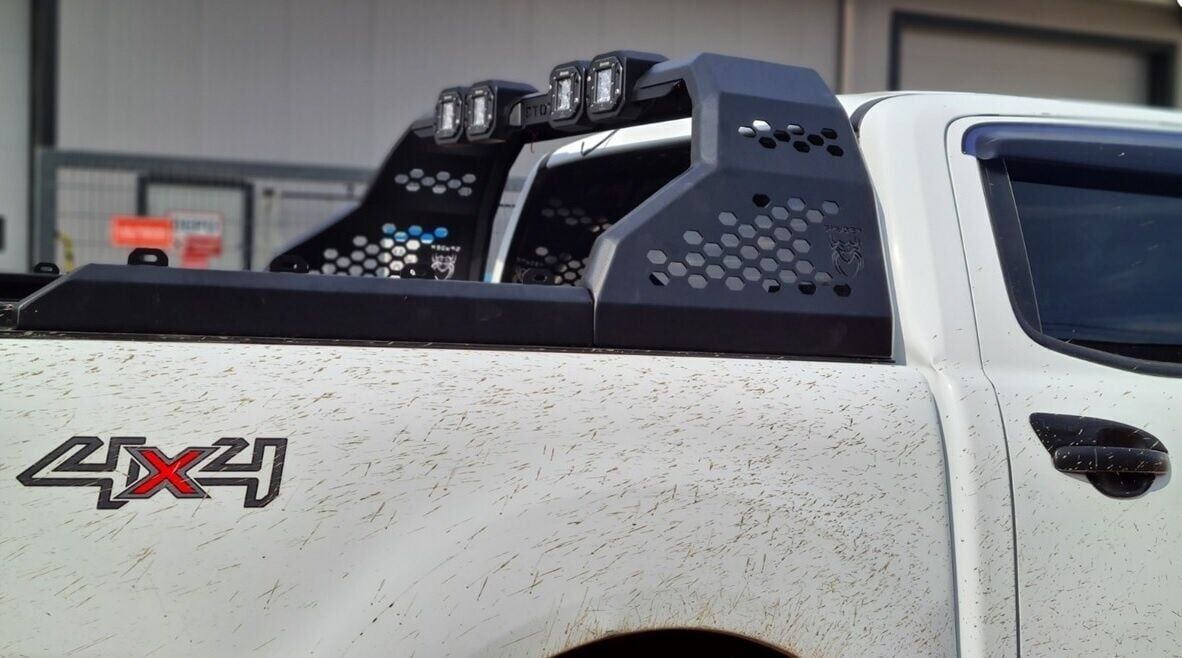 Nissan Navara 2010-2016 Uyumlu Yedek Parça Fullback Işıklı Roll Bar AQM4WD X11