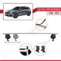 Fiat Egea HB 2016 ve Sonrası ile Uyumlu ACE-4 Ara Atkı Tavan Barı Gri 2 Adet